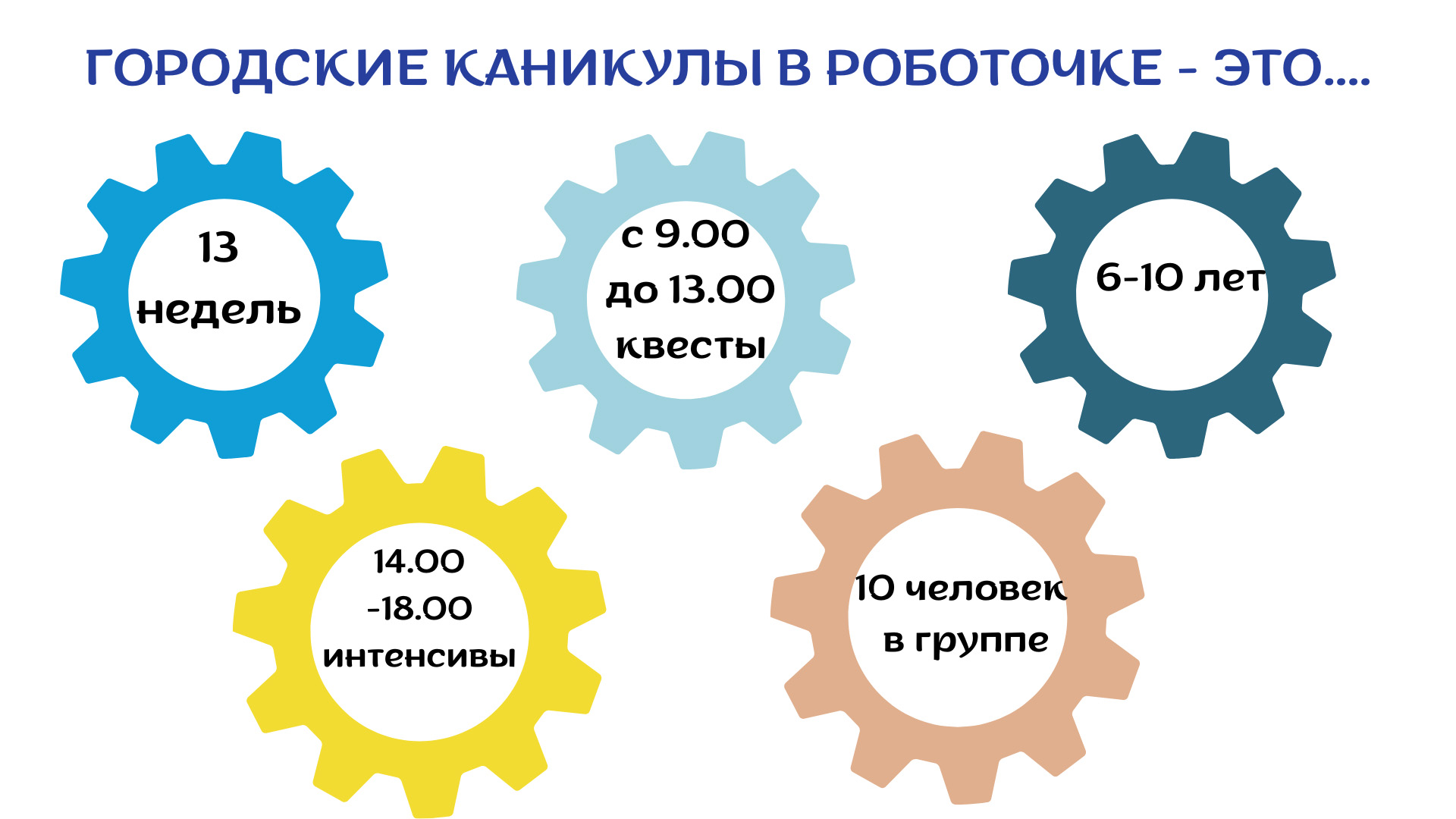 городской лагерь ддля детей
